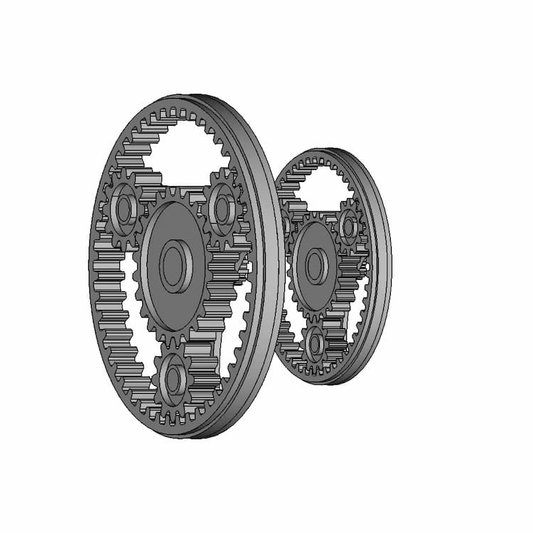 Planetary Gear Assembly - Downloadable CAD Representation