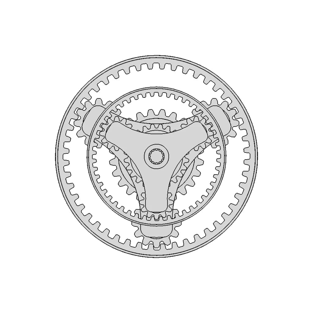 Planetary Gear Assembly - Downloadable CAD Representation_0_270_degree_snapshot