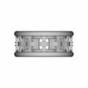 Intertwining Ring In Yellow Rose And White Gold - Downloadable CAD Representation_0_90_degree_snapshot