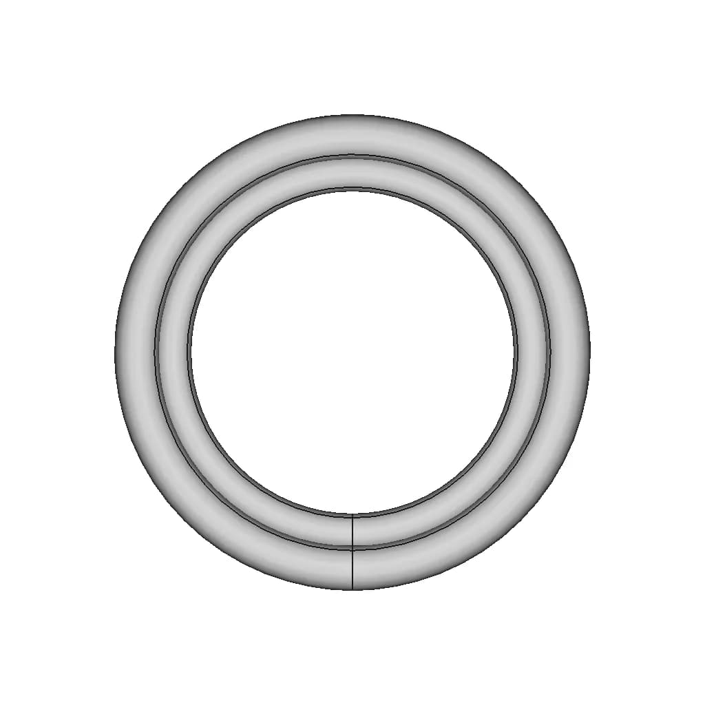 Intertwining Ring In Yellow Rose And White Gold - Downloadable CAD Representation_270_0_degree_snapshot