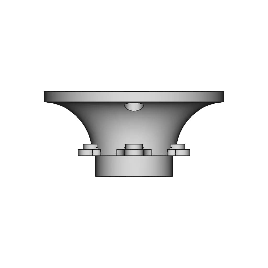 Steering Knuckle & Hub | High-Quality CAD Model_270_0_degree_snapshot
