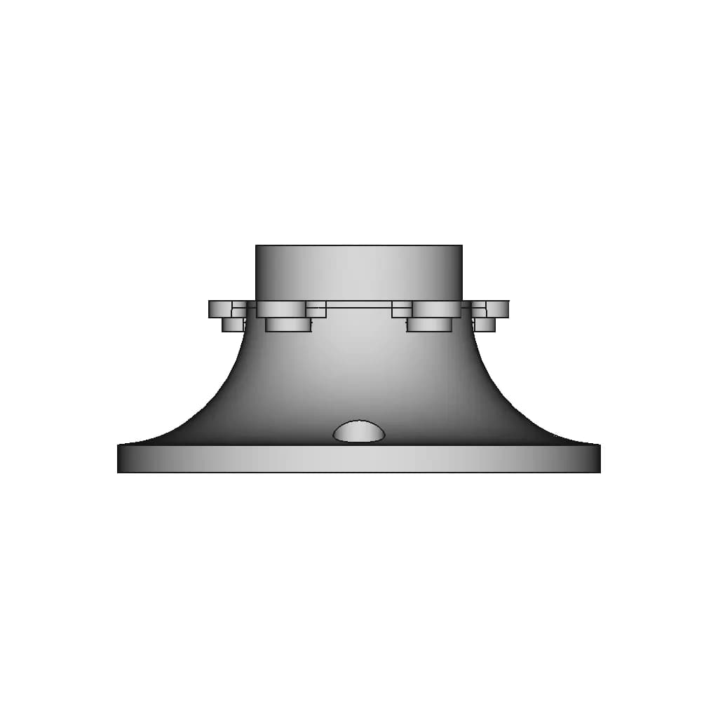 Steering Knuckle & Hub | High-Quality CAD Model_90_0_degree_snapshot