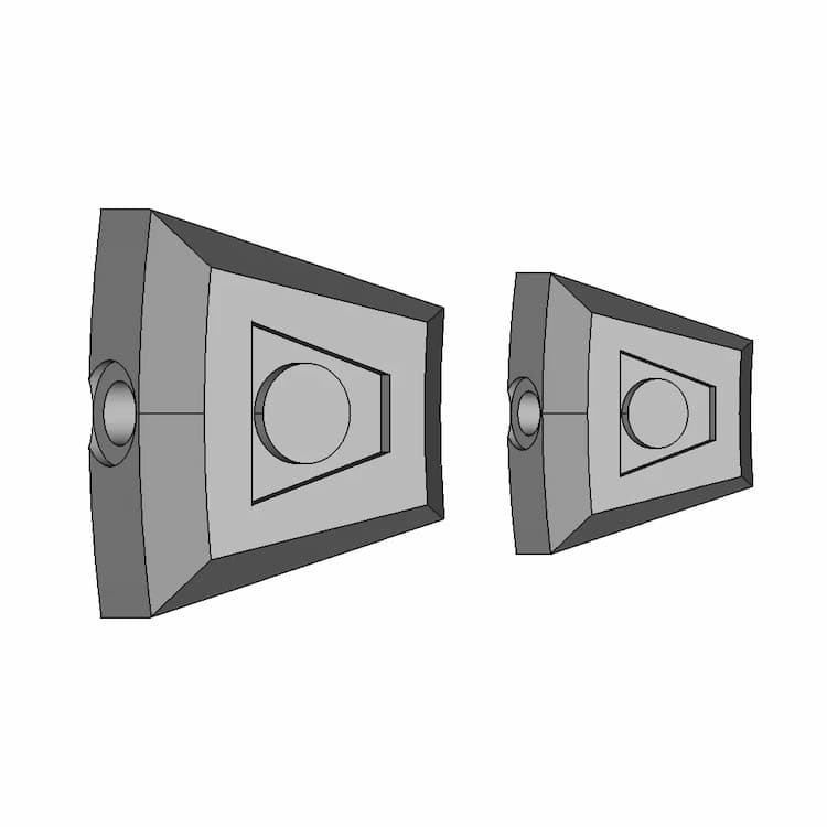 [Freecad] Seiko Stargate Srp491 Bezel Lume Pip | High-Quality CAD Model
