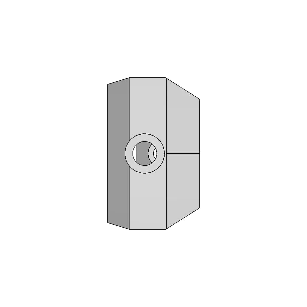 [Freecad] Seiko Stargate Srp491 Bezel Lume Pip | High-Quality CAD Model_0_90_degree_snapshot