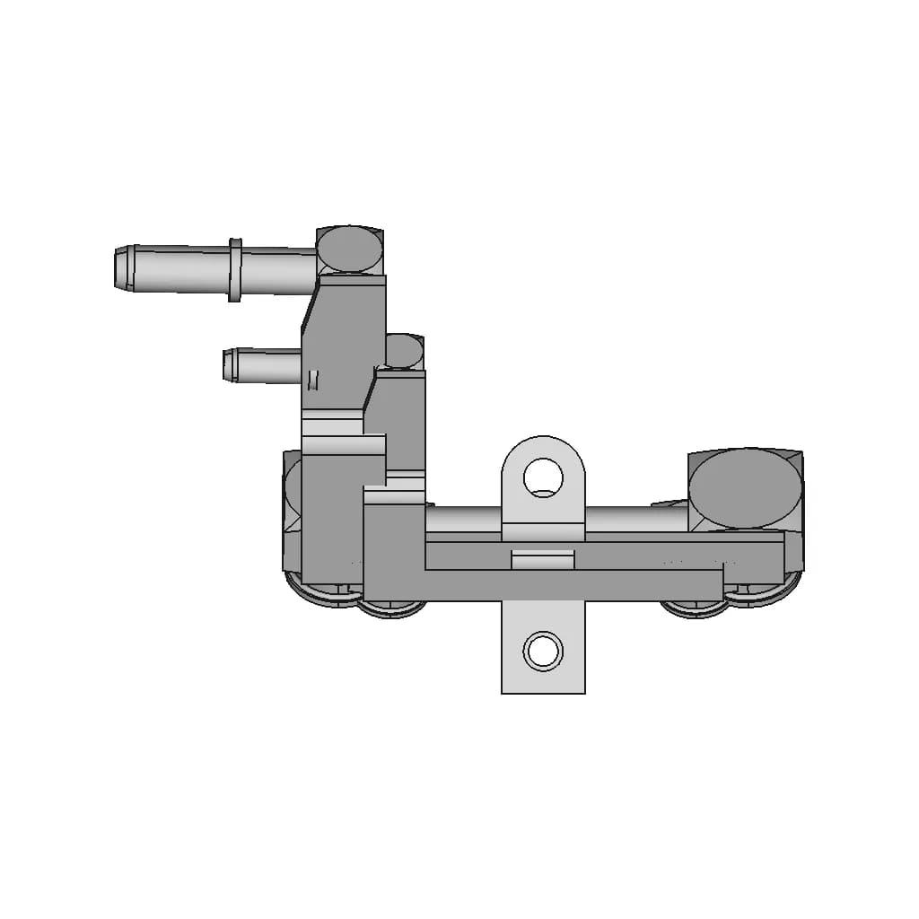 Buell Xb 04-07 Fuel Rail | 3D Engineering Design File_0_0_degree_snapshot