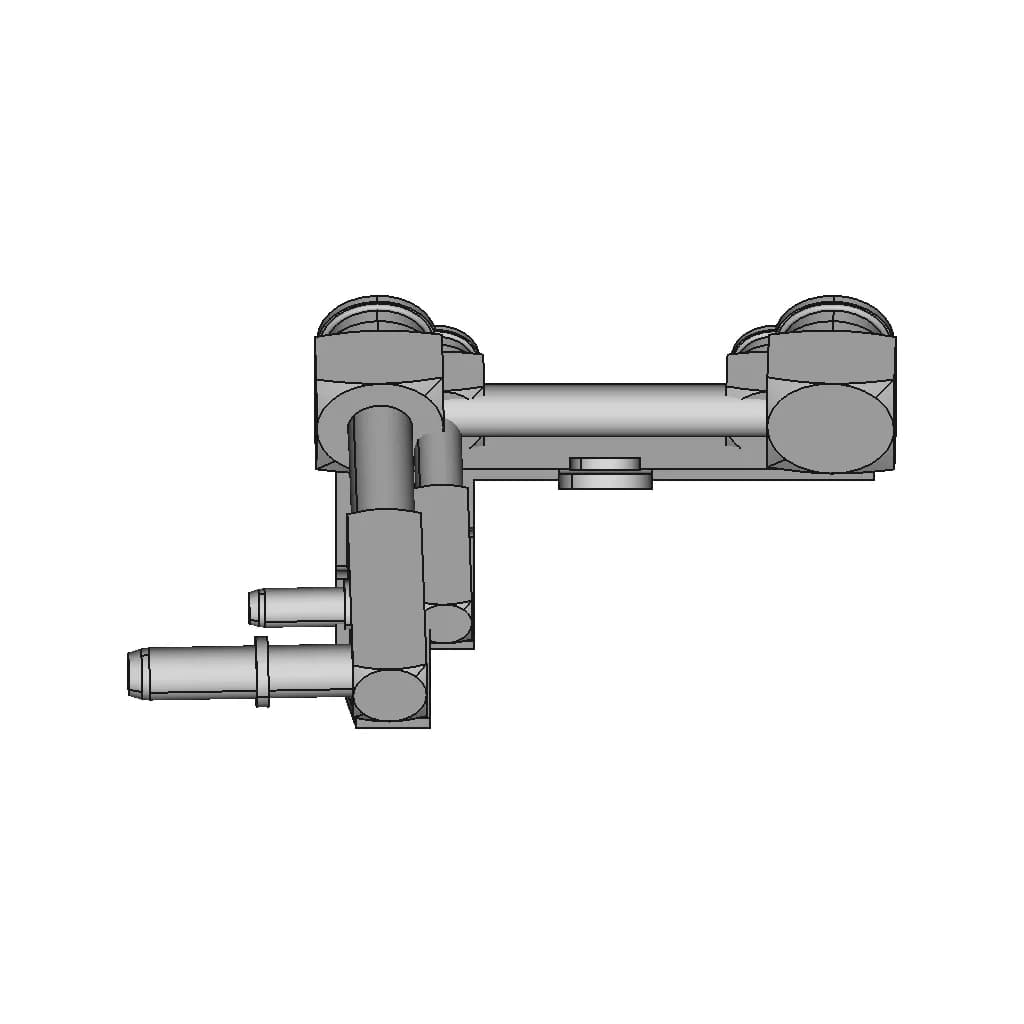 Buell Xb 04-07 Fuel Rail | 3D Engineering Design File_270_0_degree_snapshot