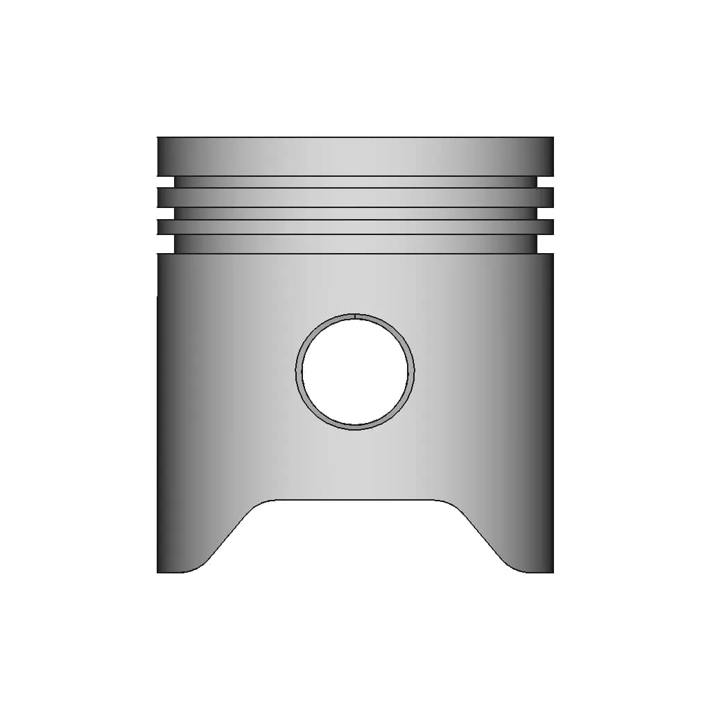 Piston (Klip ) - Standard Mechanical Component_90_0_degree_snapshot