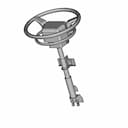 Car Steering - Downloadable CAD Representation_60_30_degree_snapshot