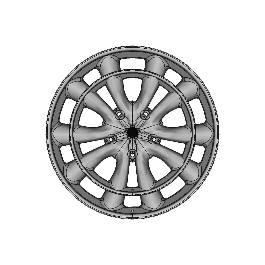 Alloy Wheel | 3D Engineering Design File_0_0_degree_snapshot