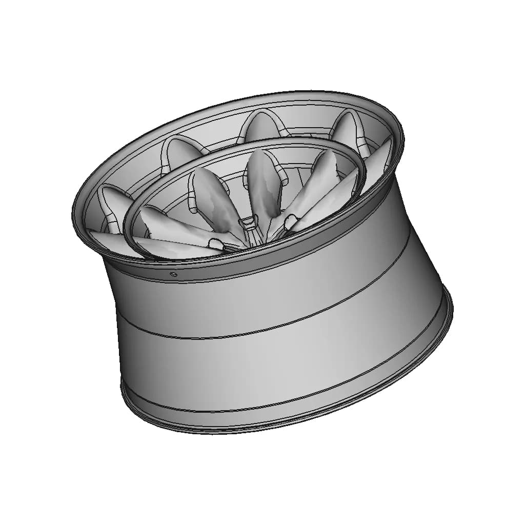 Alloy Wheel | 3D Engineering Design File_60_30_degree_snapshot