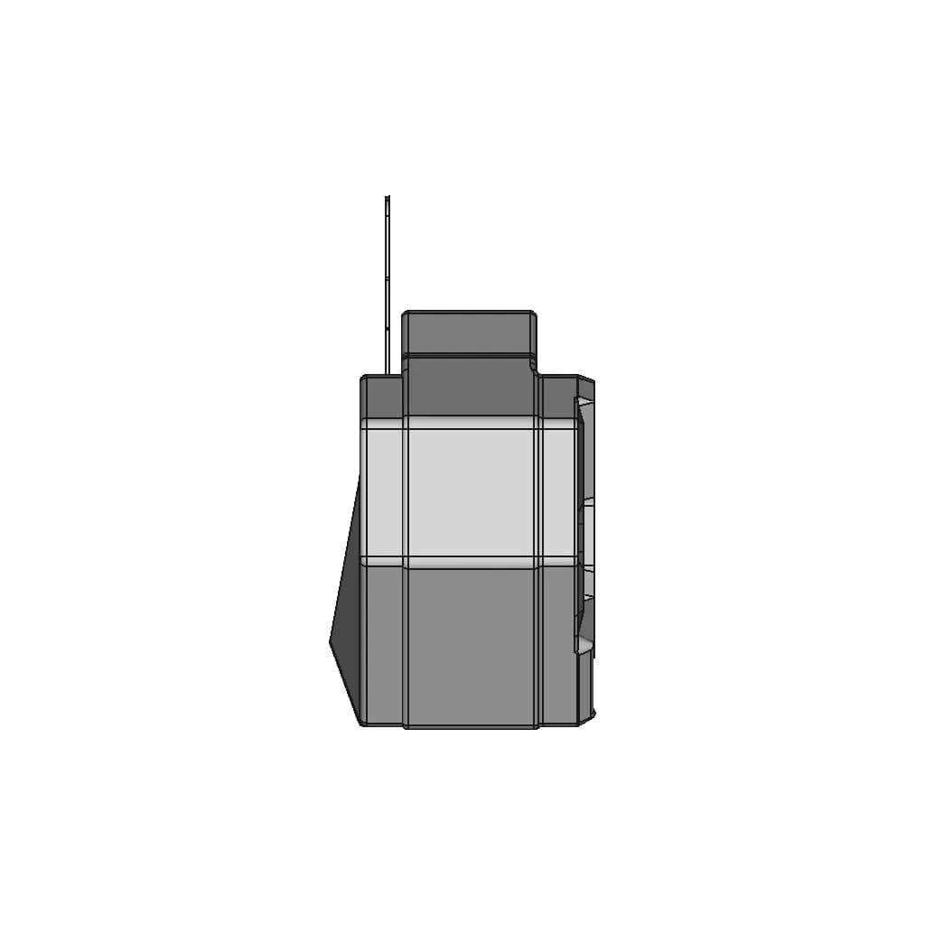 Digital Speedometer For Cars - Downloadable CAD Representation_0_90_degree_snapshot