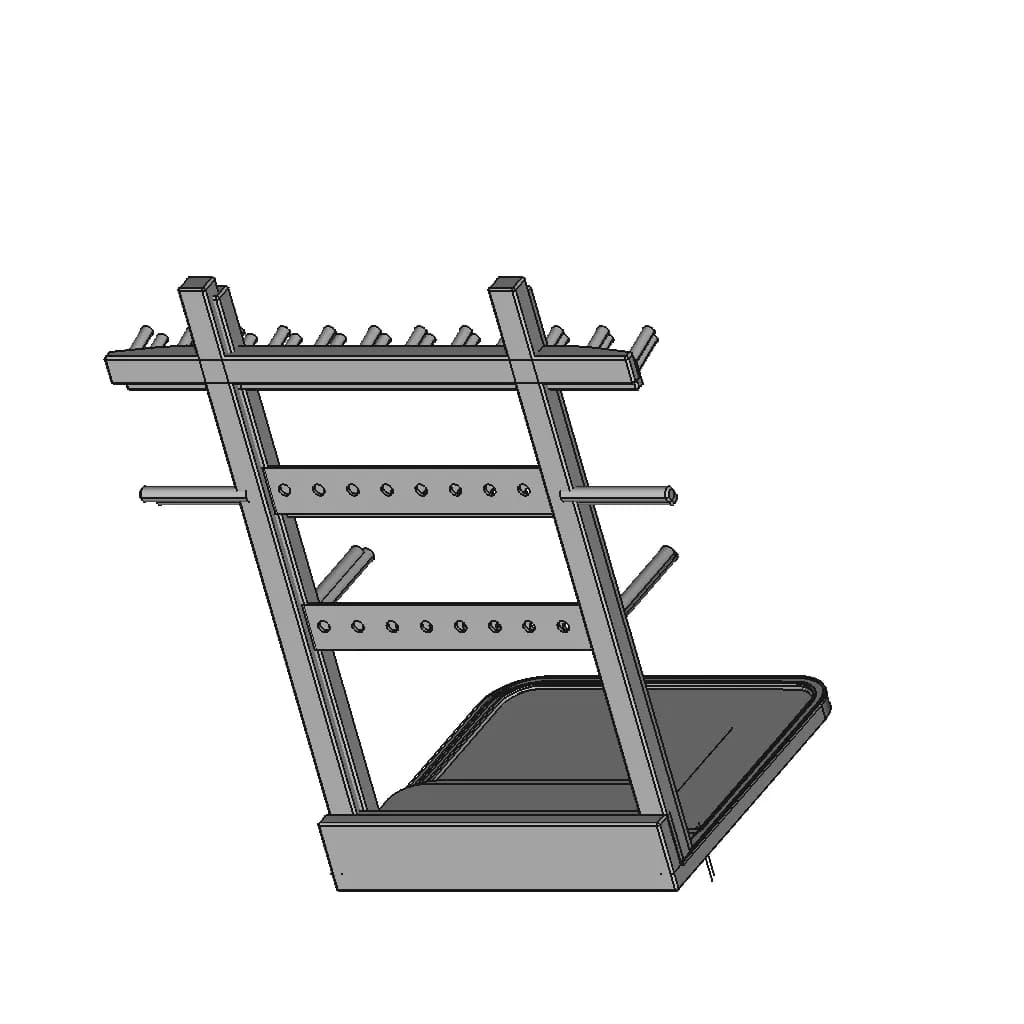 Jewellery Organizer | High-Quality CAD Model_60_30_degree_snapshot