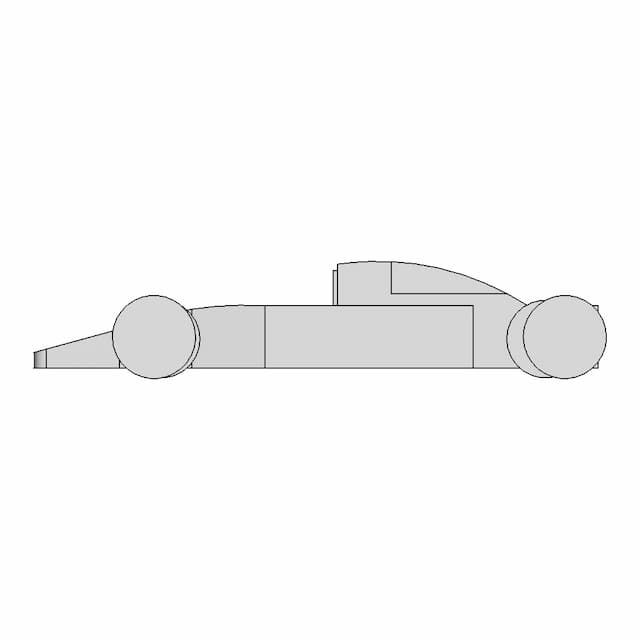 Draft Model Of Motorsport Car | 3D Engineering Design File