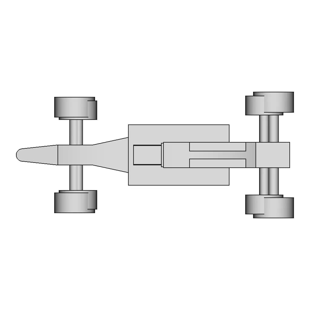 Draft Model Of Motorsport Car | 3D Engineering Design File_270_0_degree_snapshot