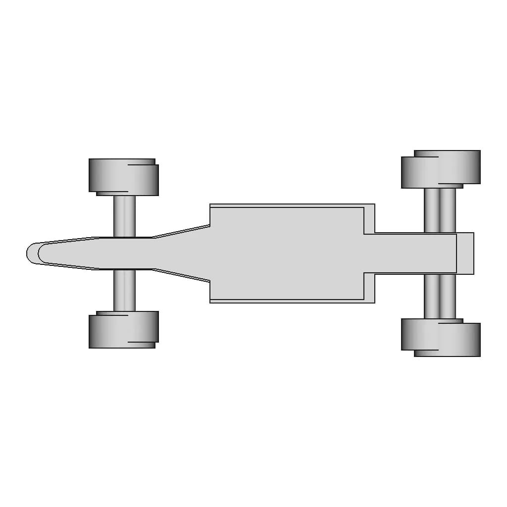 Draft Model Of Motorsport Car | 3D Engineering Design File_90_0_degree_snapshot