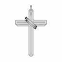 Carbon Cross Pendant And Gold Ring | High-Quality CAD Model_0_0_degree_snapshot