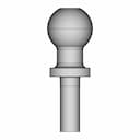 Iso-50 Car Ball Coupling - Downloadable CAD Representation_0_270_degree_snapshot