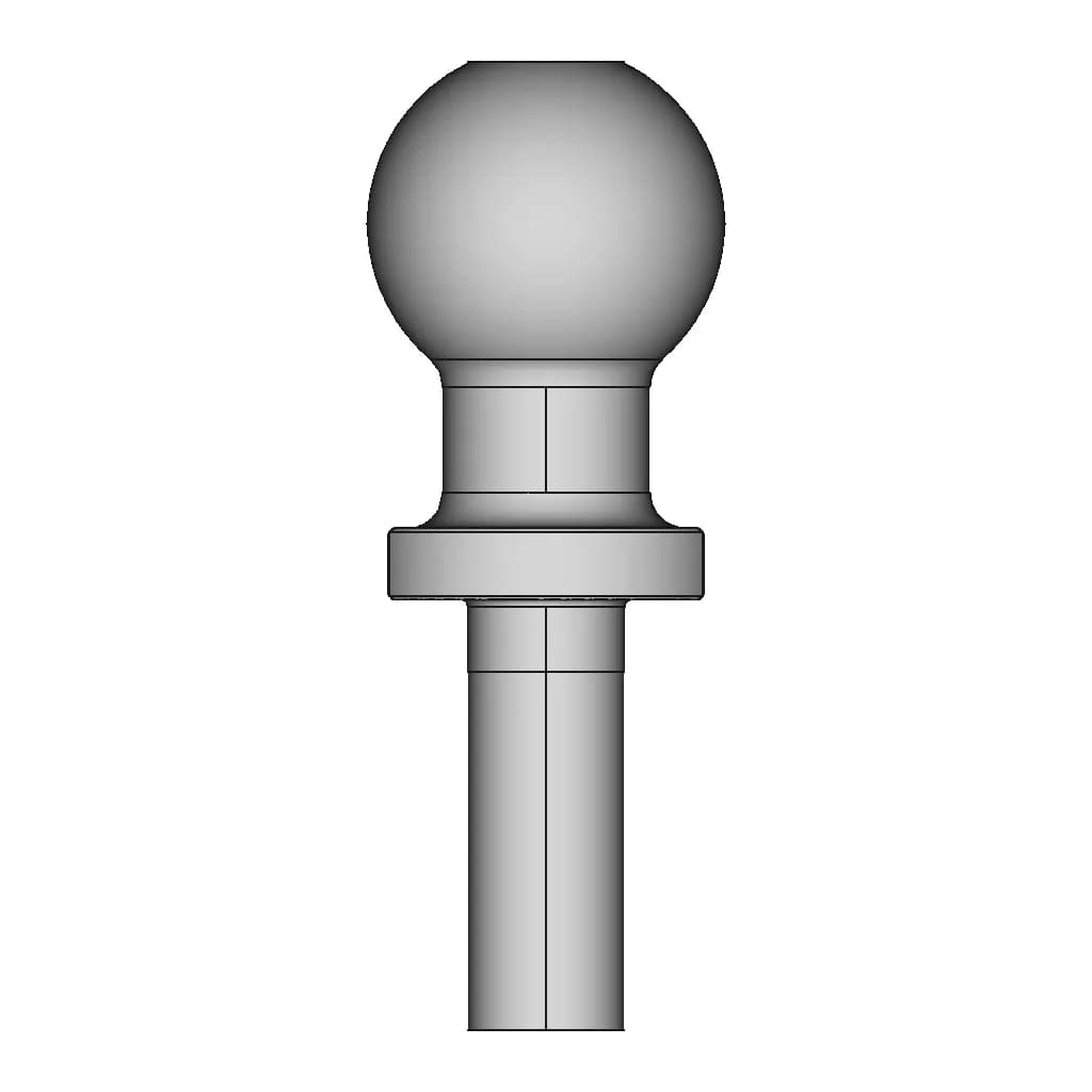 Iso-50 Car Ball Coupling - Downloadable CAD Representation_0_90_degree_snapshot