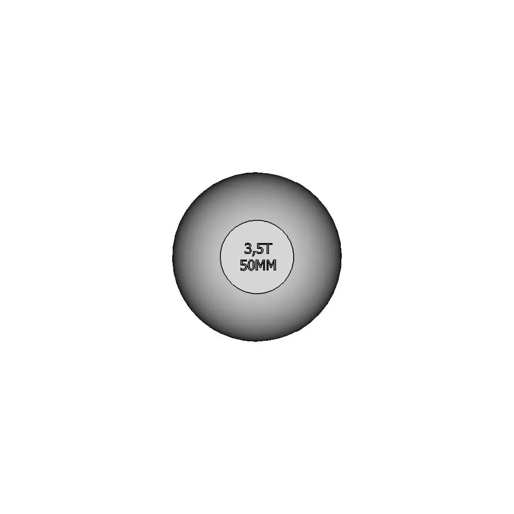Iso-50 Car Ball Coupling - Downloadable CAD Representation_270_0_degree_snapshot