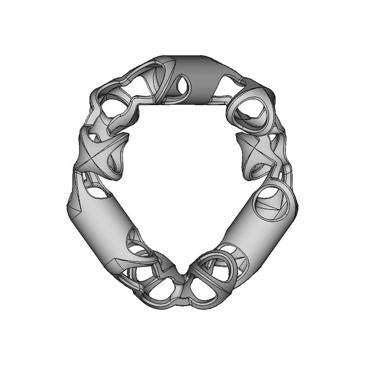 Organic Ring Design 07 | 3D Engineering Design File