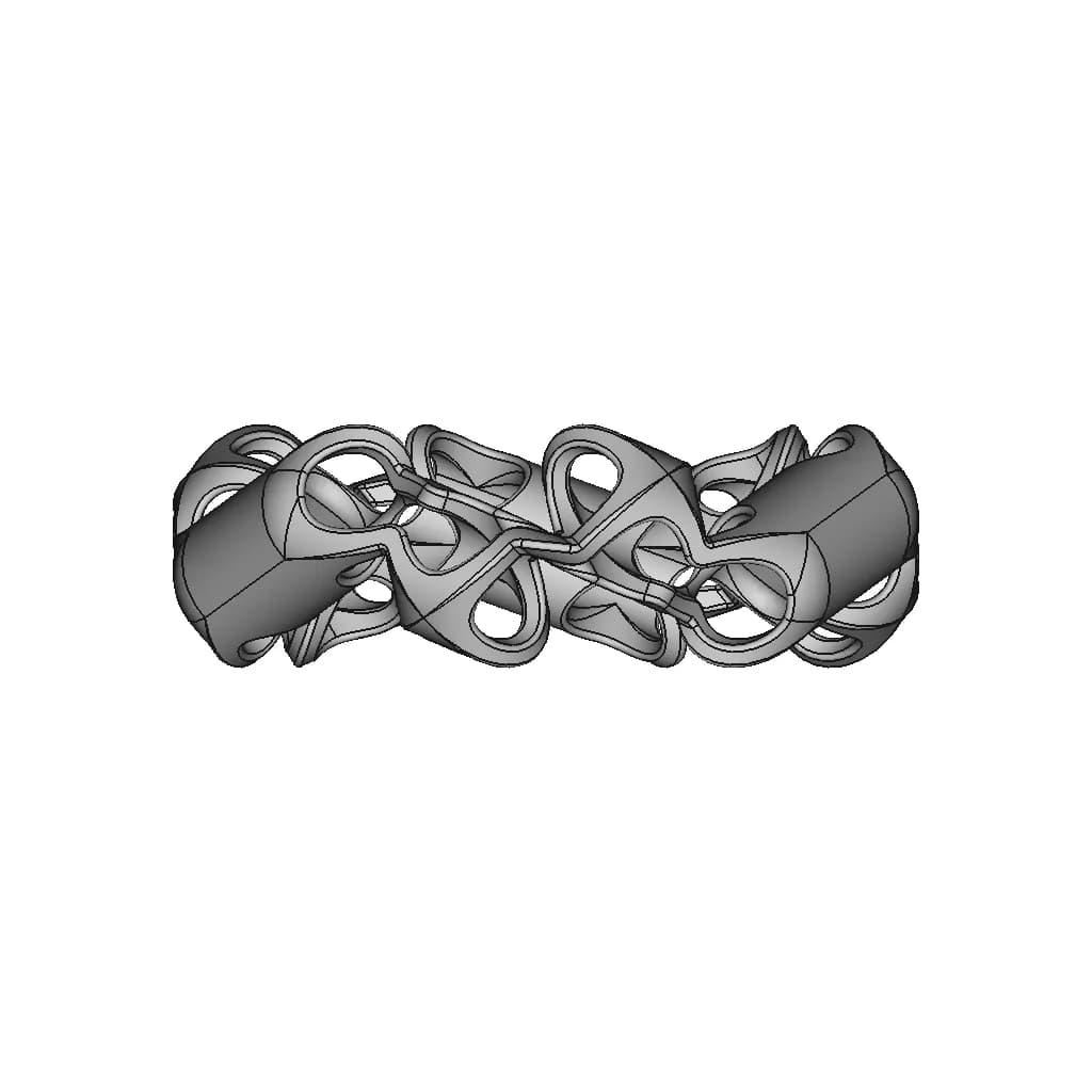 Organic Ring Design 07 | 3D Engineering Design File_90_0_degree_snapshot