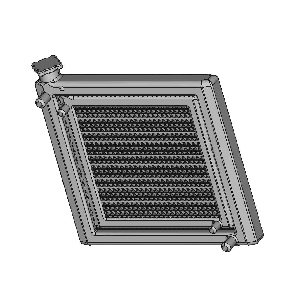 Radiator | High-Quality CAD Model_60_30_degree_snapshot