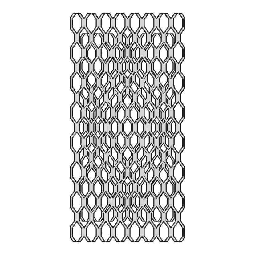 Expanded Metal Mesh 2X4 | 3D Engineering Design File
