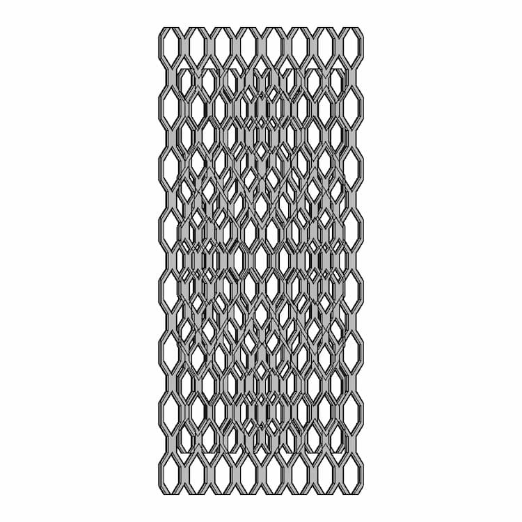 Expanded Metal Mesh 2X4 | 3D Engineering Design File