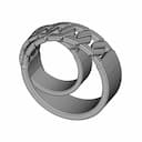 Worn Out Metal Ring | High-Quality CAD Model_60_30_degree_snapshot