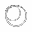 Worn Out Metal Ring | High-Quality CAD Model_90_0_degree_snapshot