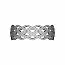 Platinum Ring With Multi-Colored Gold Rhombuses - Standard Mechanical Component_0_0_degree_snapshot