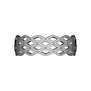 Platinum Ring With Multi-Colored Gold Rhombuses - Standard Mechanical Component_0_90_degree_snapshot
