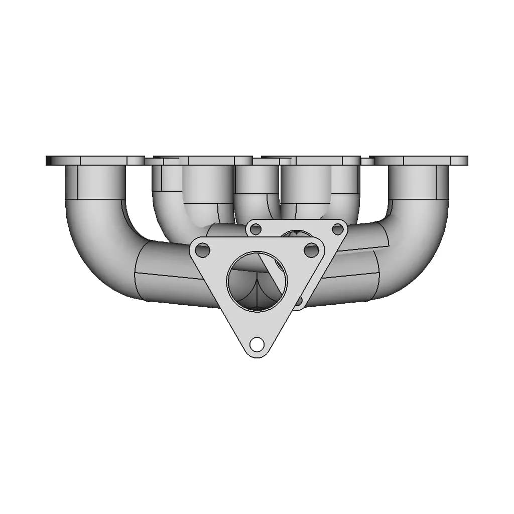 Exhaust Manifold - Downloadable CAD Representation_90_0_degree_snapshot