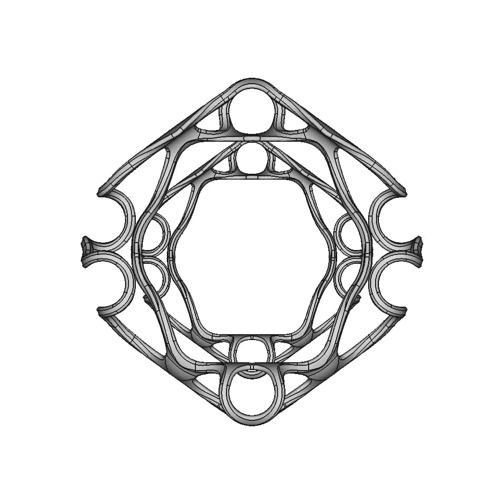 Organic Ring Design 05 - Downloadable CAD Representation_0_0_degree_snapshot