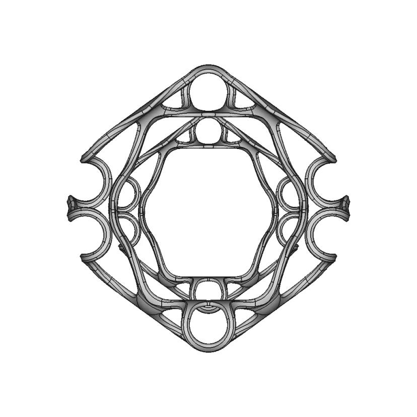 Organic Ring Design 05 - Downloadable CAD Representation
