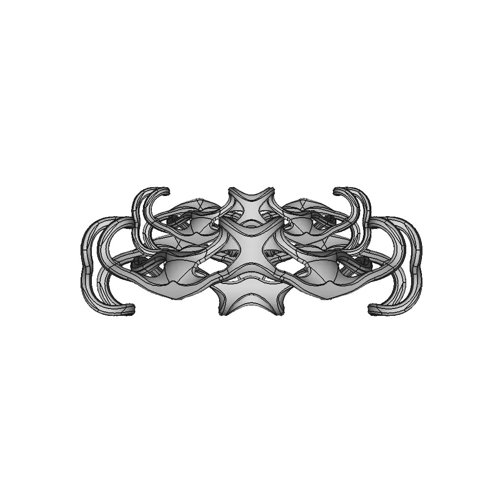 Organic Ring Design 05 - Downloadable CAD Representation_270_0_degree_snapshot