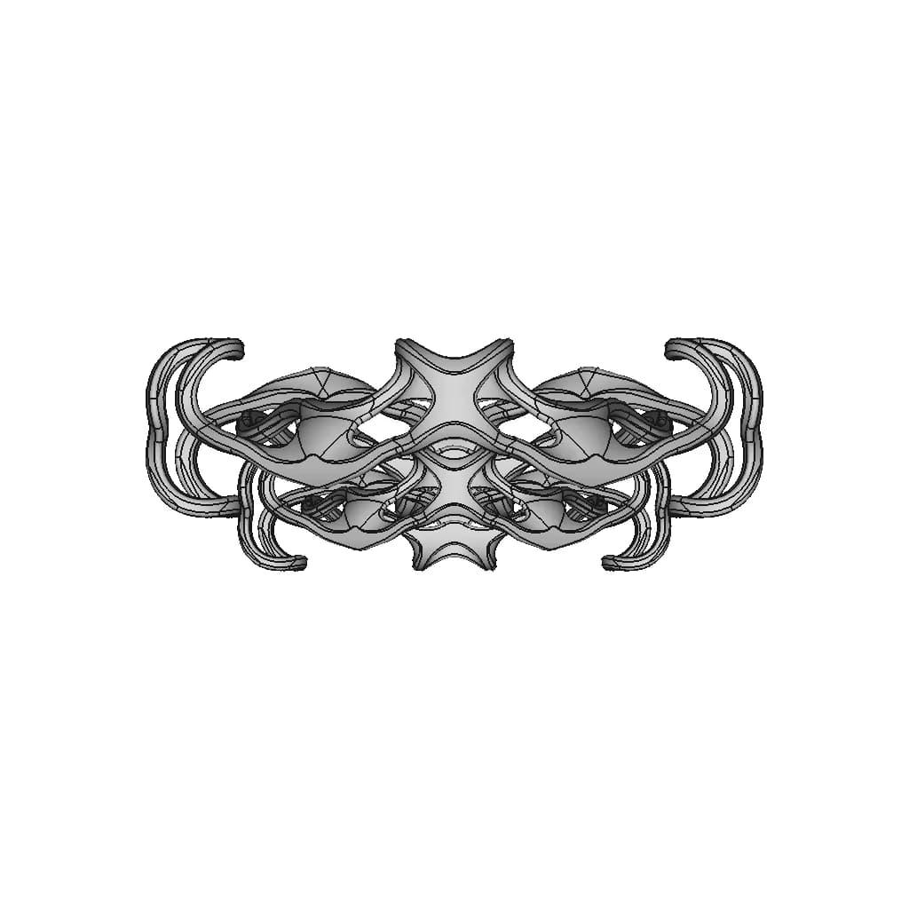 Organic Ring Design 05 - Downloadable CAD Representation_90_0_degree_snapshot