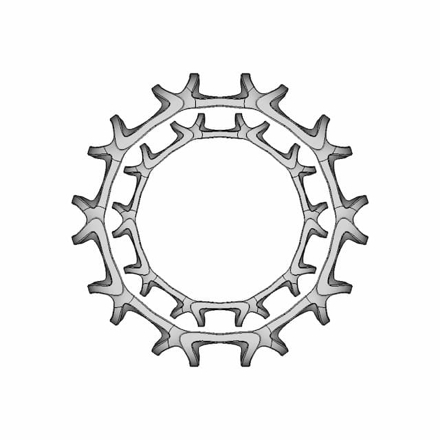 Organic Ring Design 04B | High-Quality CAD Model
