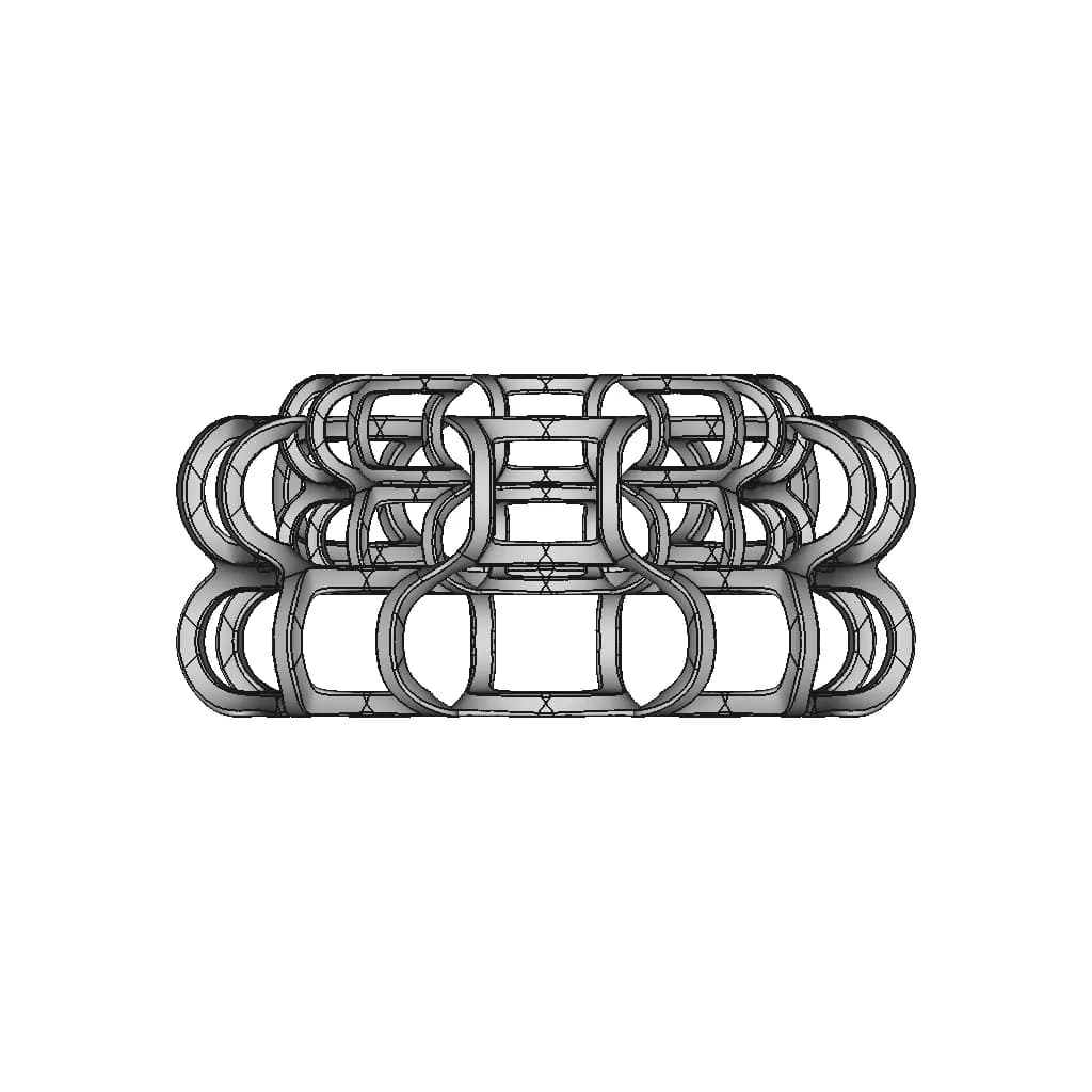 Organic Ring Design 04B | High-Quality CAD Model_270_0_degree_snapshot