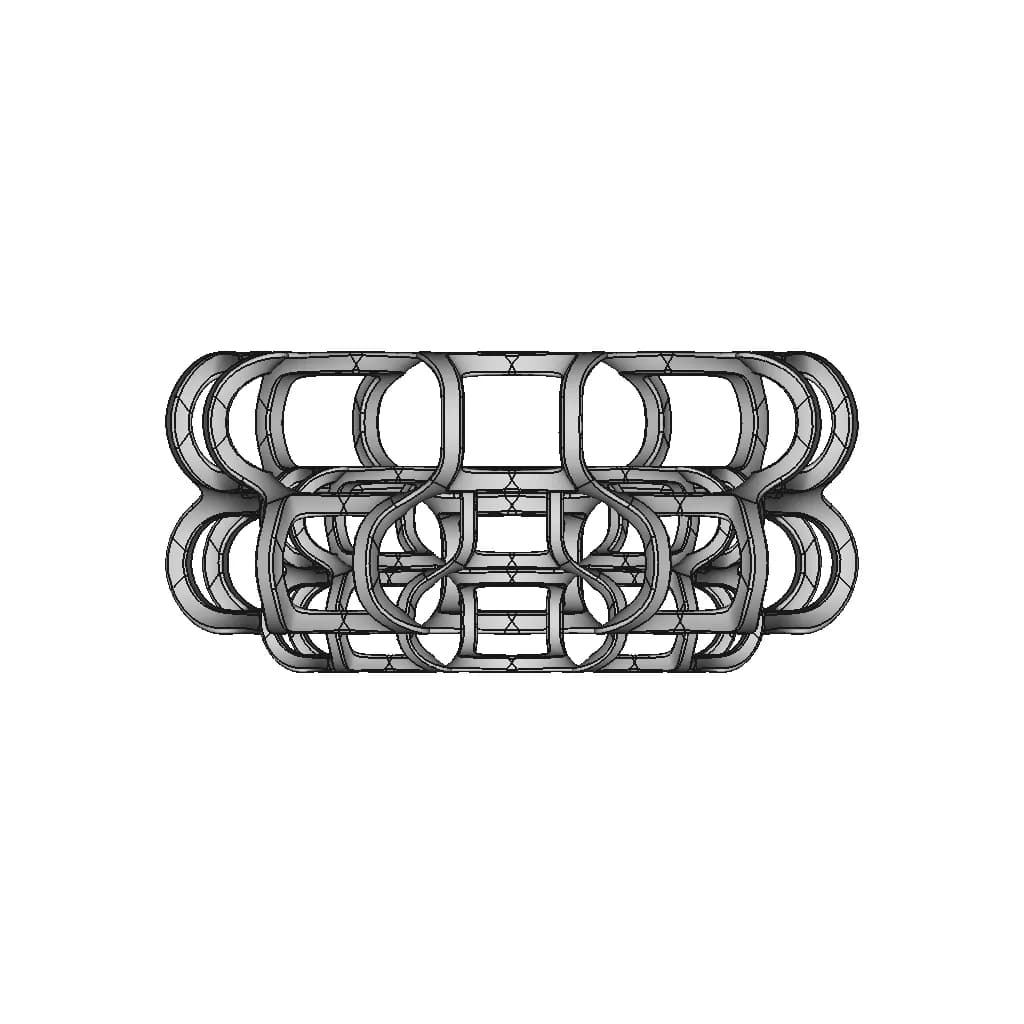Organic Ring Design 04B | High-Quality CAD Model_90_0_degree_snapshot