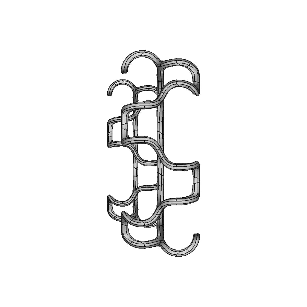 Organic Ring Design 04A | High-Quality CAD Model_0_270_degree_snapshot