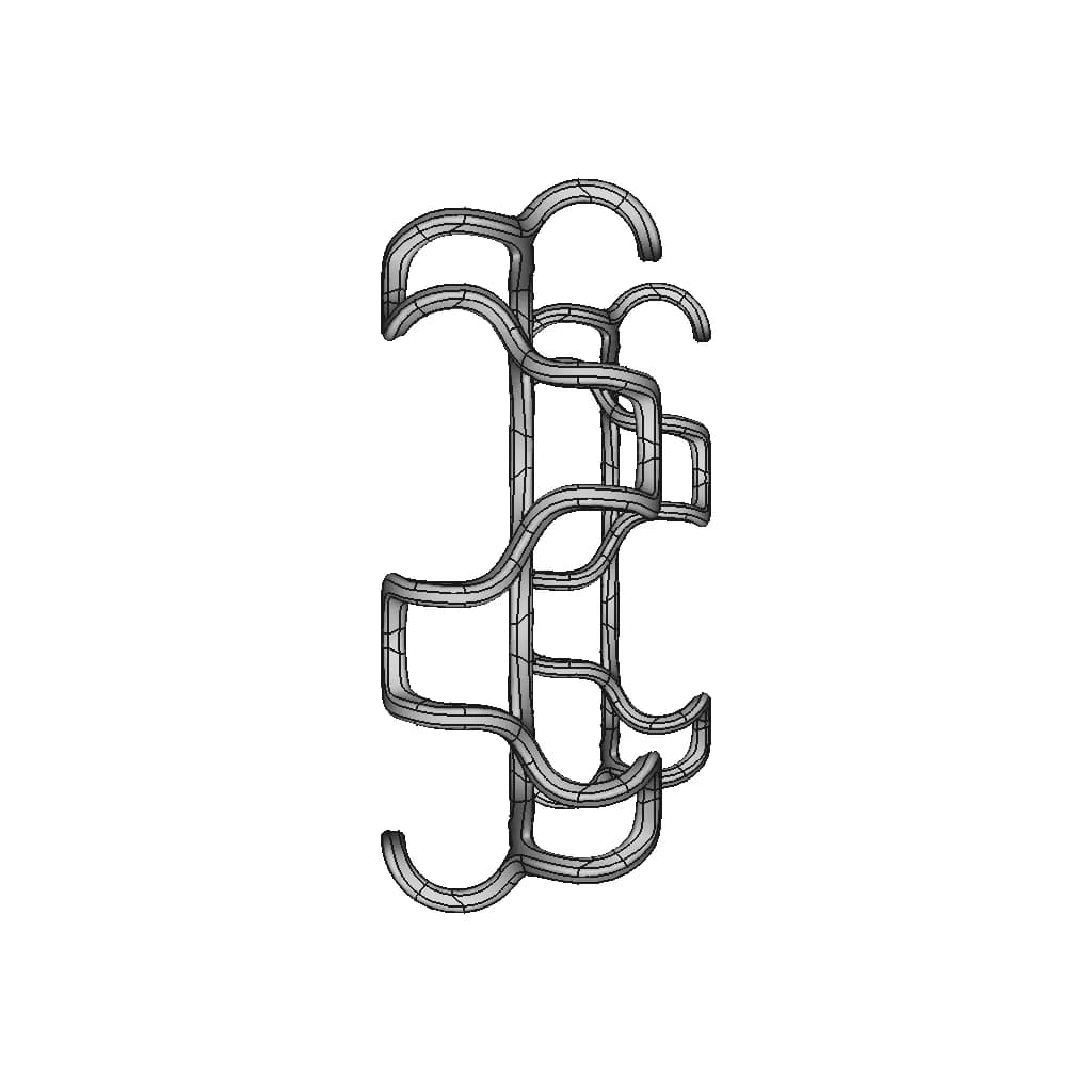 Organic Ring Design 04A | High-Quality CAD Model_0_90_degree_snapshot