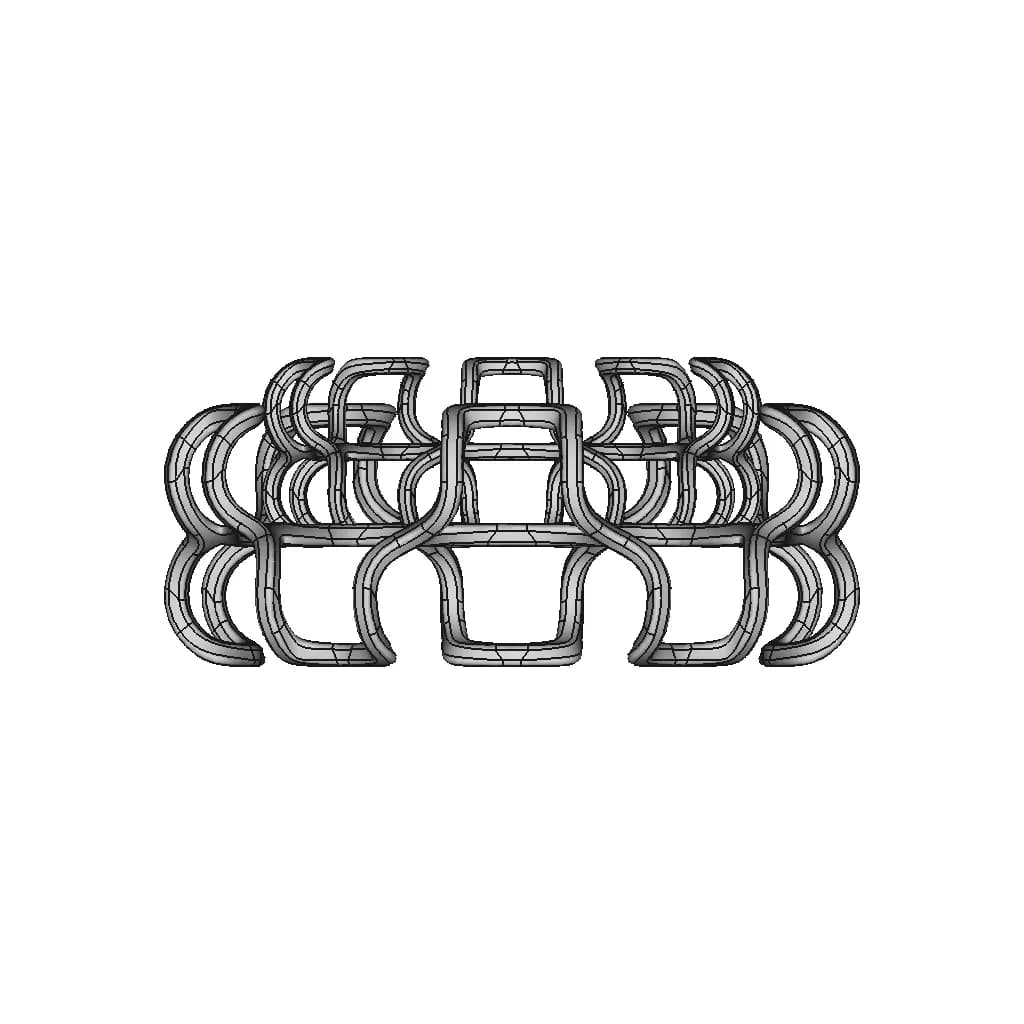 Organic Ring Design 04A | High-Quality CAD Model_270_0_degree_snapshot