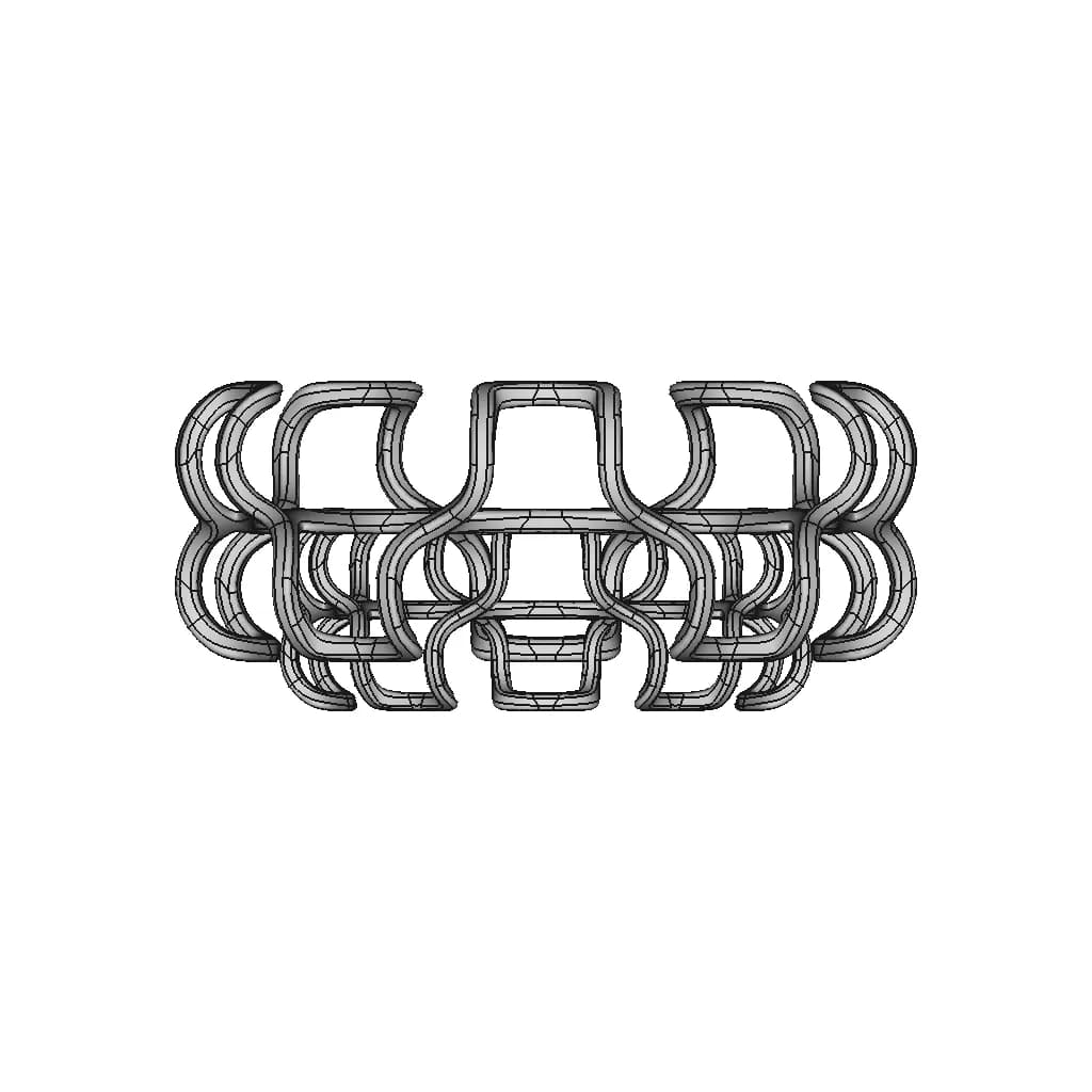 Organic Ring Design 04A | High-Quality CAD Model_90_0_degree_snapshot