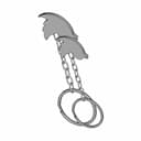 Twitter Logo Keychain - Downloadable CAD Representation_60_30_degree_snapshot