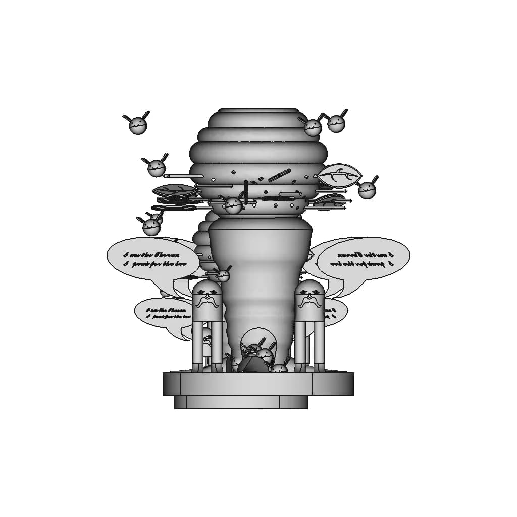 I Am The Thorax. I Peak For The Bee - Standard Mechanical Component_0_0_degree_snapshot