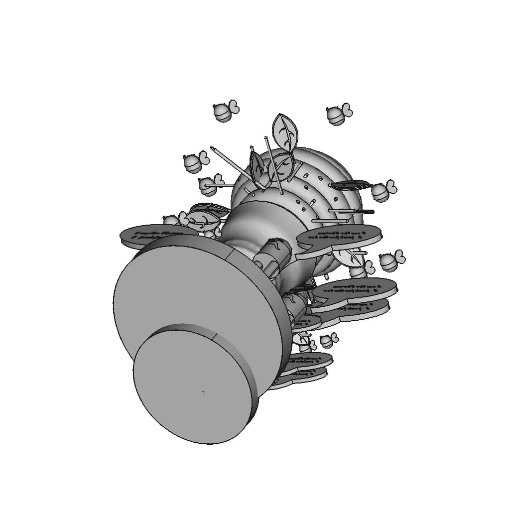 I Am The Thorax. I Peak For The Bee - Standard Mechanical Component_60_30_degree_snapshot