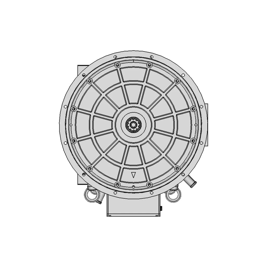 300Kw Commercial Vehicle Electric Motor | 3D Engineering Design File_270_0_degree_snapshot