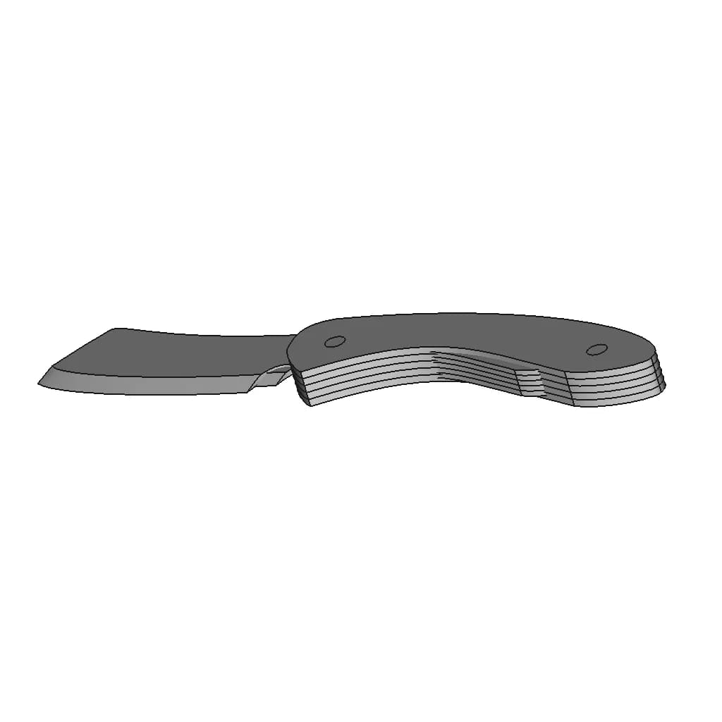De Maria Skinning Knife | 3D Engineering Design File_60_30_degree_snapshot