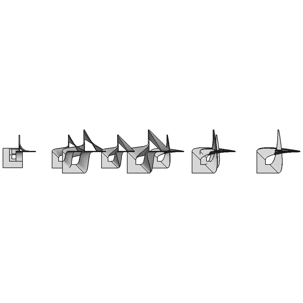 Triangle Art Type - Downloadable CAD Representation_0_90_degree_snapshot